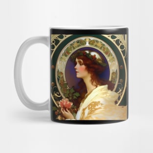 Christmas - AI - Art Nouveau Mug